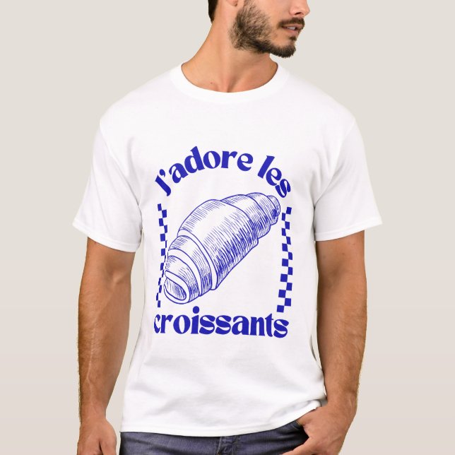 J'adore les croissants T-Shirt (Front)