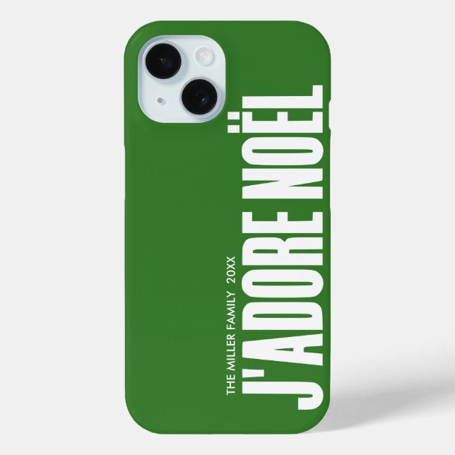 J'adore Noël! Case-Mate iPhone Case (Back)