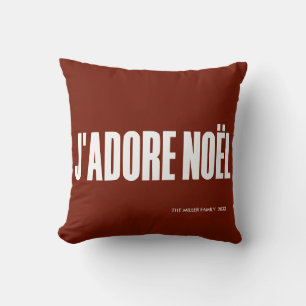 J'adore Noël! Cushion