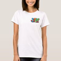 JAF graffiti style - colourful urban art typograph