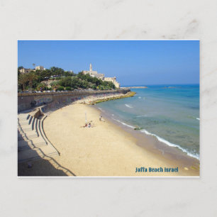 Jaffa Beach Israel Holiday Postcard