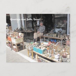 Jaffa Flea Market Photograph Postcard