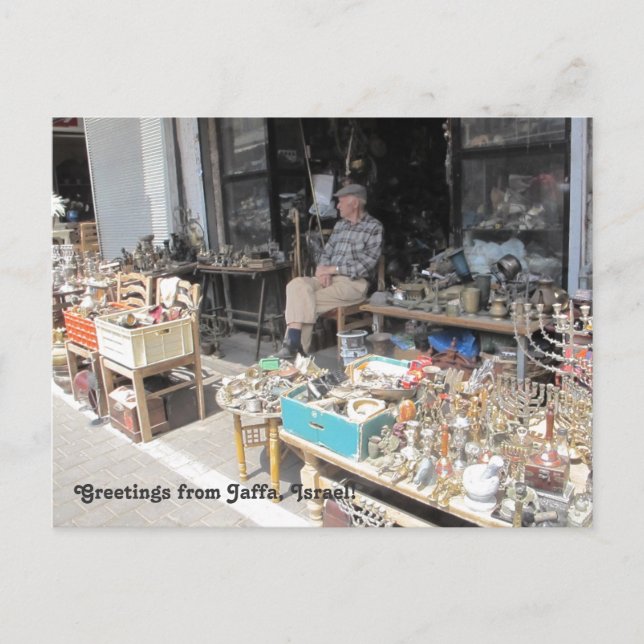 Jaffa Flea Market Photograph Postcard (Front)