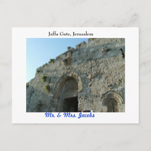 Jaffa Gate, Jerusalem Postcard