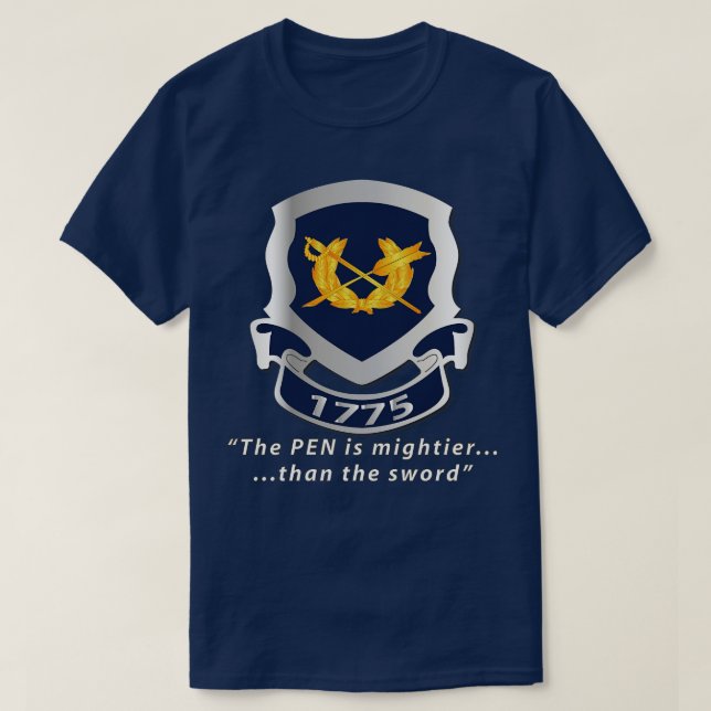 Jag Corps Crest Pen is Mighter X T-Shirt (Design Front)