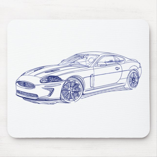 Jag XKR 2011 Mouse Mat (Front)