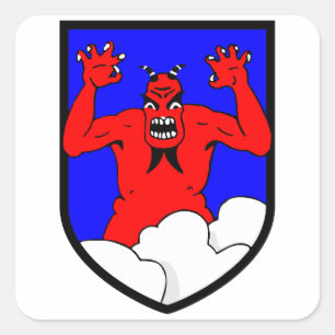 Jagdgeschwader 1 (JG 1) Oesau Stab I Gruppe I  Square Sticker