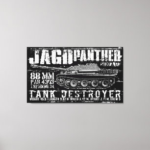 Jagdpanther Wrapped Canvas