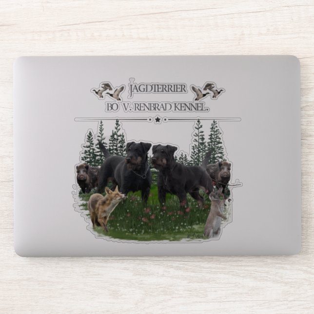 Jagdterrier Bo v. Renbrad Kennel. HP Laptop Skin C (Computer)