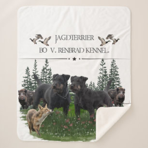 Jagdterrier Bo v. Renbrad Kennel. HP Laptop Skin C Sherpa Blanket