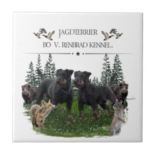 Jagdterrier Bo v. Renbrad Kennel. HP Laptop Skin C Tile