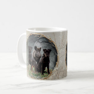 Jagdterrier , brave heart  tapestry poster acrylic coffee mug