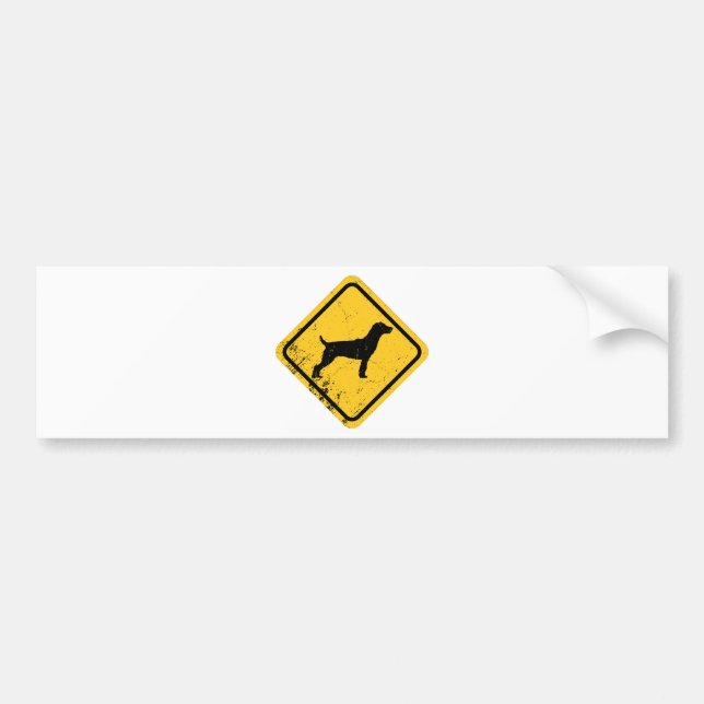 Jagdterrier Bumper Sticker (Front)