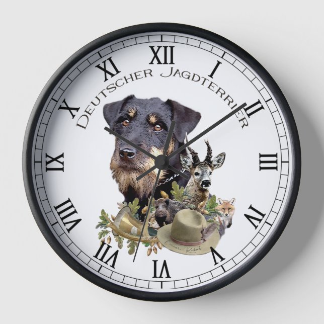 Jagdterrier  clock (Front)