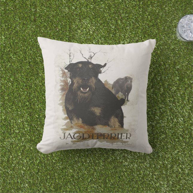 Jagdterrier  cushion (Grass)