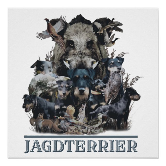 Jagdterrier, German Hunting Terrier Poster (Front)