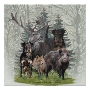 Jagdterrier, German Hunting Terrier Poster