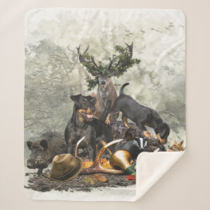 Jagdterrier, German Hunting Terrier     Sherpa Blanket