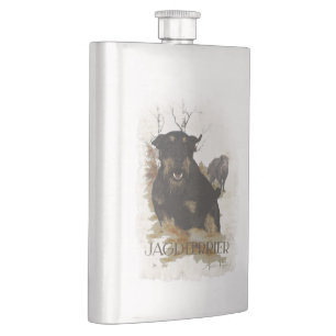Jagdterrier  hip flask