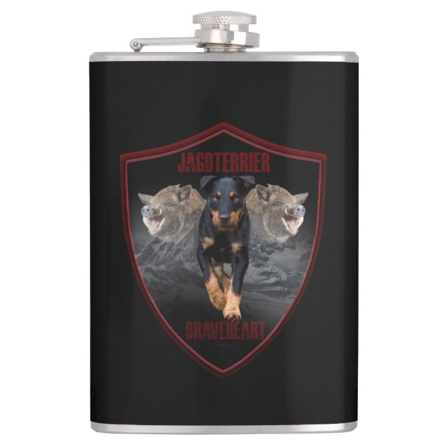 Jagdterrier  hip flask (Front)
