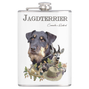 Jagdterrier  hip flask