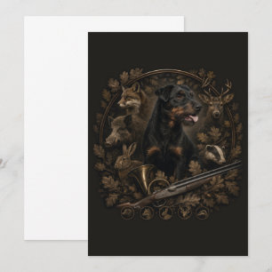 Jagdterrier- Hunting dog  Invitation