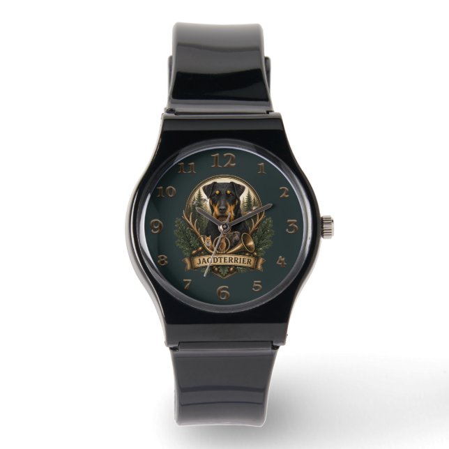 Jagdterrier ,  Hunting Logo Watch (Front)