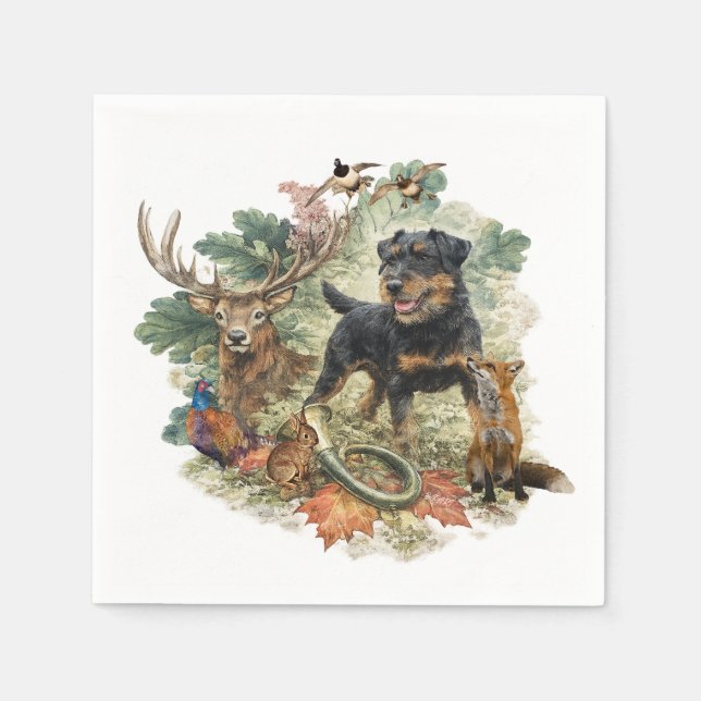 Jagdterrier Napkin (Front)