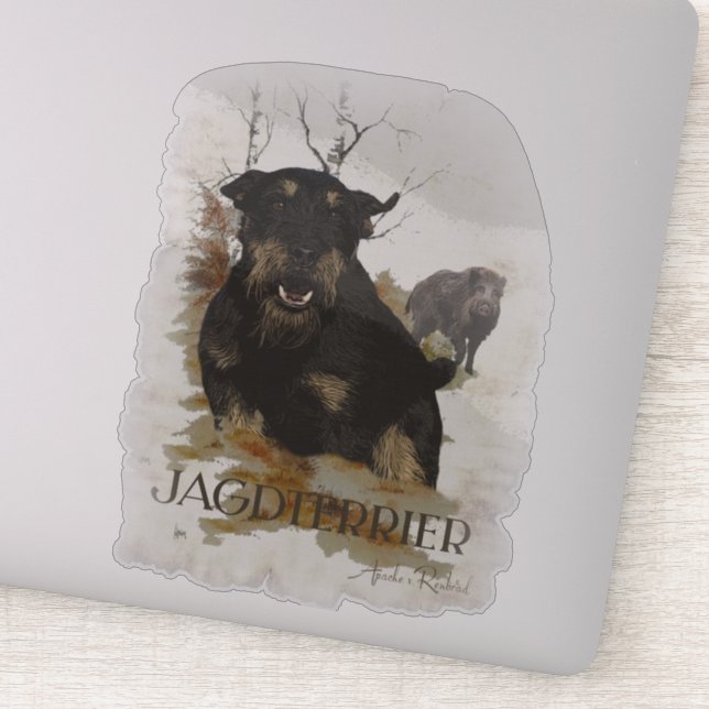 Jagdterrier sticker (Detail)