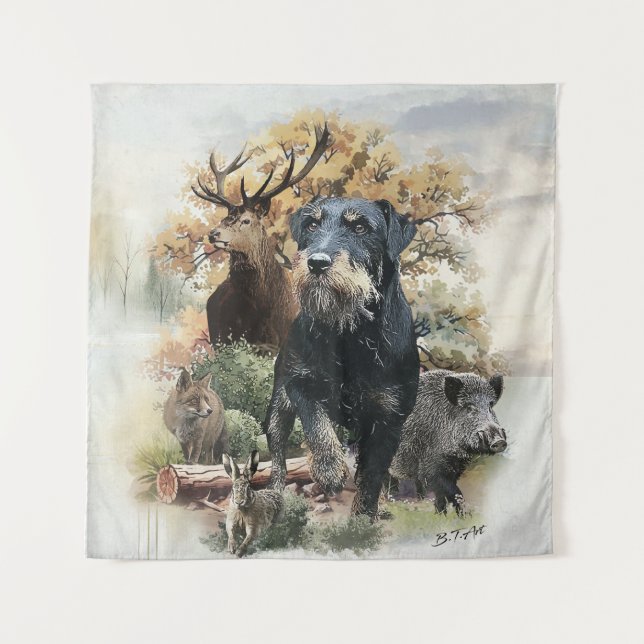 Jagdterrier  tapestry (Front)