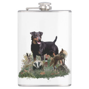 Jagdterrier Tapestry Ceramic Ornament Gift Box Cof Hip Flask