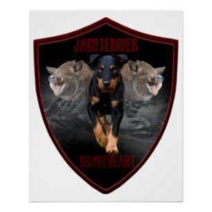 Jagdterrier Tapestry Poster