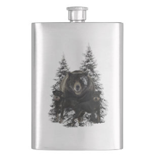 Jagdterrier Tapestry Poster Acrylic Print Triptych Hip Flask