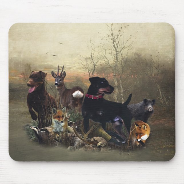 Jagdterrier -  versatile hunting dog    mouse mat (Front)