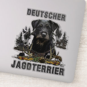 Jagdterrier -  versatile hunting dog   sticker