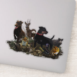 Jagdterrier -  versatile hunting dog   sticker