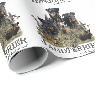 Jagdterrier wrapping paper