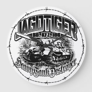 JAGDTIGER Round (Large) Acrylic Wall Clock