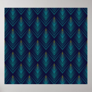 Jagged Edge: Dynamic Pattern Play Poster