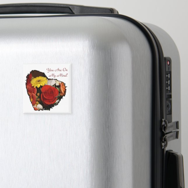 Jagged Edge Heart Bouquet Magnet (In Situ (Luggage))