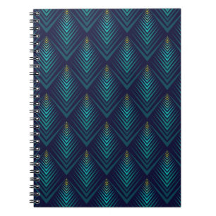 Jagged edge pattern notebook