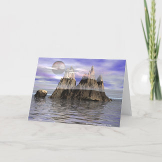 Jagged Island Greeting Card