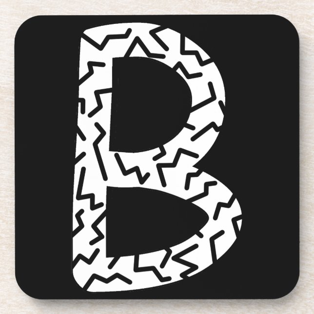 Jagged Pattern B Coaster (Front)