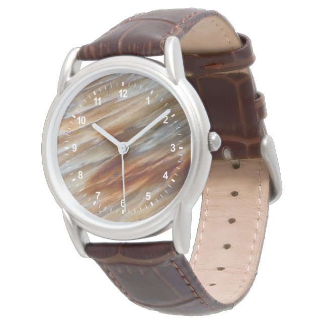 Jagged Petrified Wood Watch (Angled)