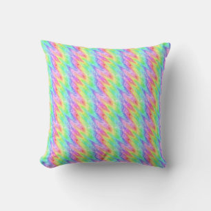 Jagged Rainbow Cushion