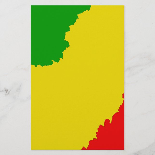Jagged Rasta Stripes (Front)