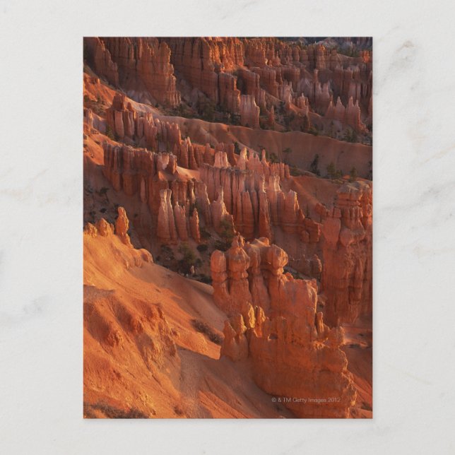 Jagged rock formations postcard (Front)