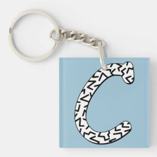 Jaggy C Key Ring