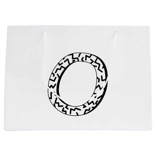Jaggy O Large Gift Bag (Front)