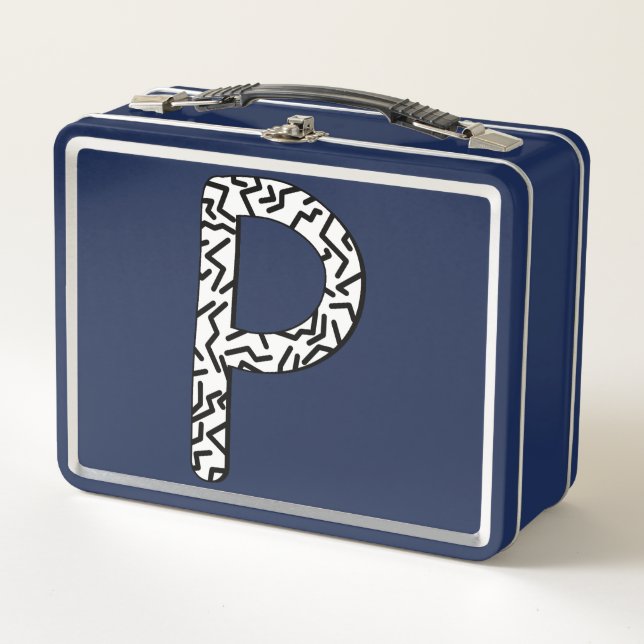 Jaggy P Metal Lunch Box (Front)